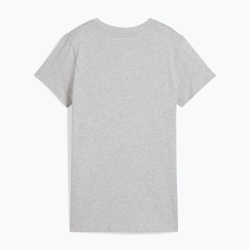 Maglietta PUMA ESS No. 1 Logo Donna Grigio chiaro Heather 2