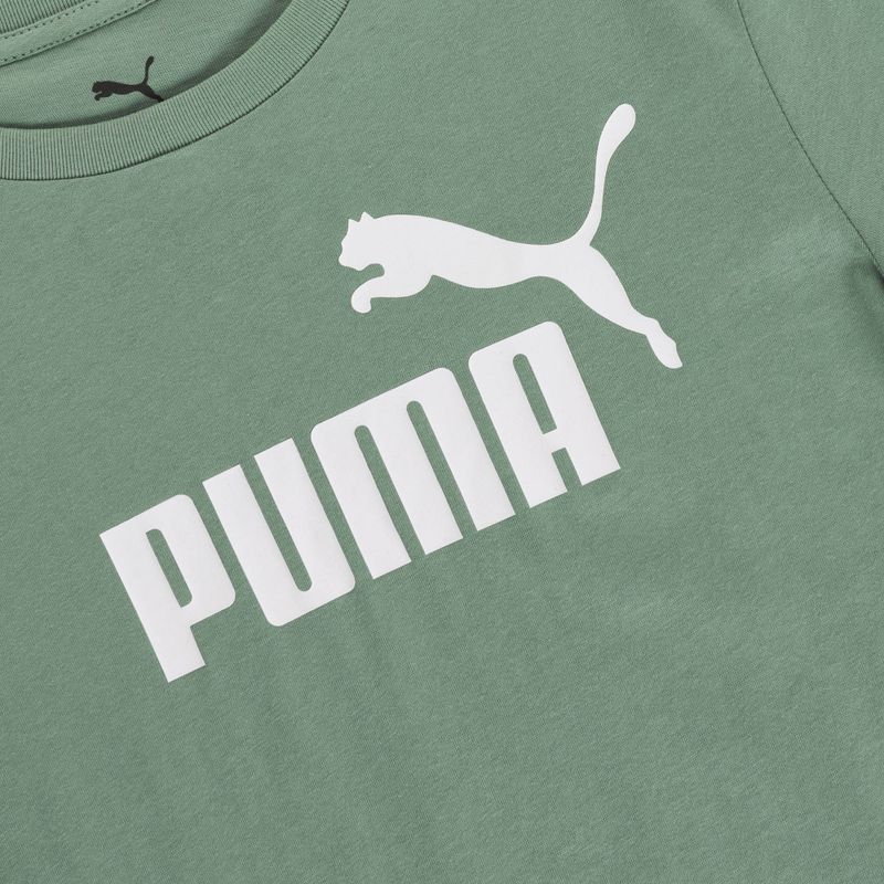 PUMA ESS No. 1 Logo Tee donna verde luna 3