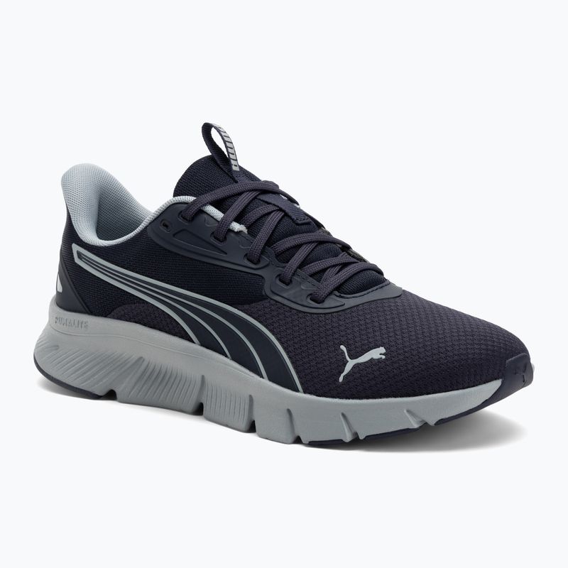 PUMA Flexfocus Lite Modern Woven scarpa da corsa blu navy/grigio medio freddo