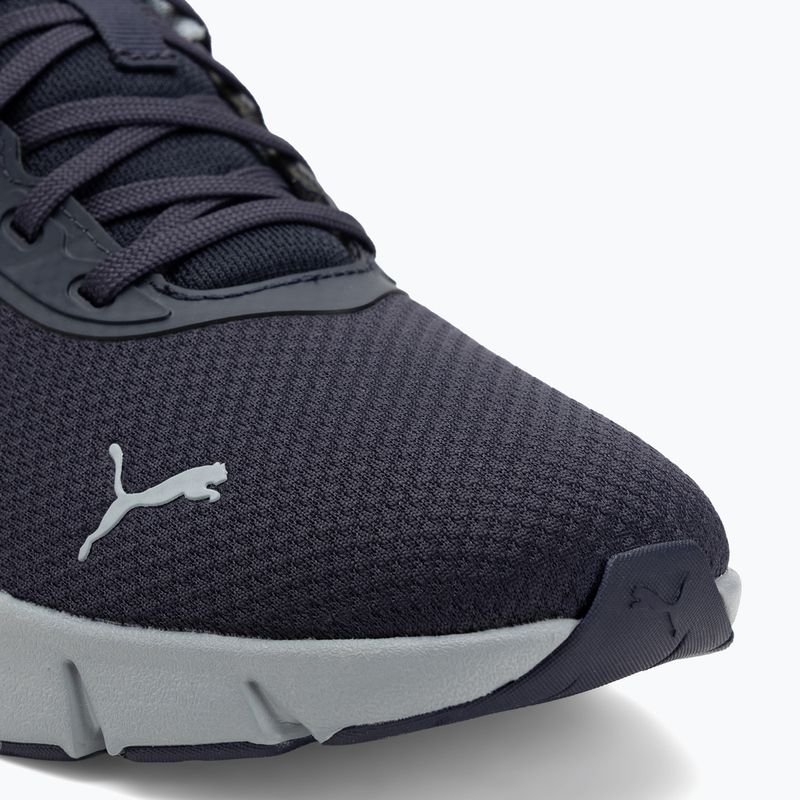PUMA Flexfocus Lite Modern Woven scarpa da corsa blu navy/grigio medio freddo 7