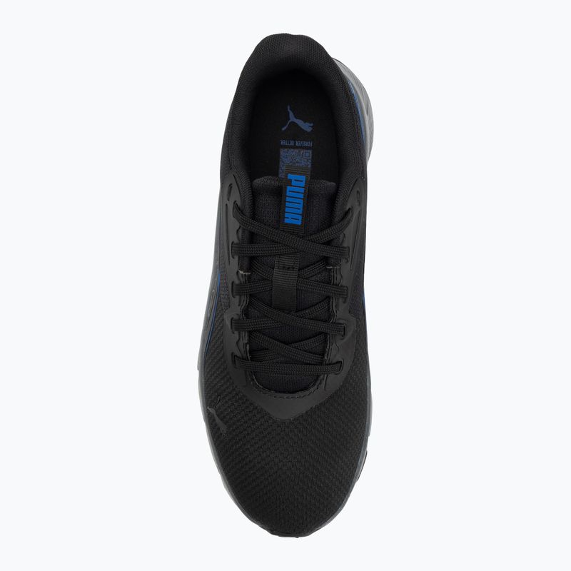 PUMA Flexfocus Lite Modern Woven scarpe da corsa puma nero/blu vivo 5