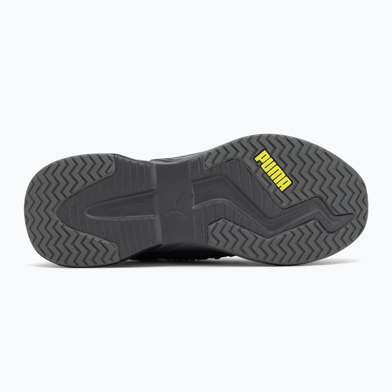 PUMA Retaliate 3 Unwavered scarpe da corsa puma nero / cool grigio scuro / giallo allarme 4
