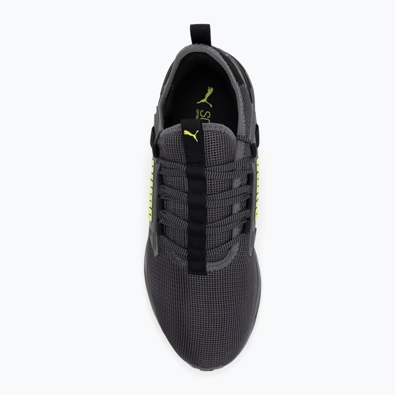 PUMA Retaliate 3 Unwavered scarpe da corsa puma nero / cool grigio scuro / giallo allarme 5
