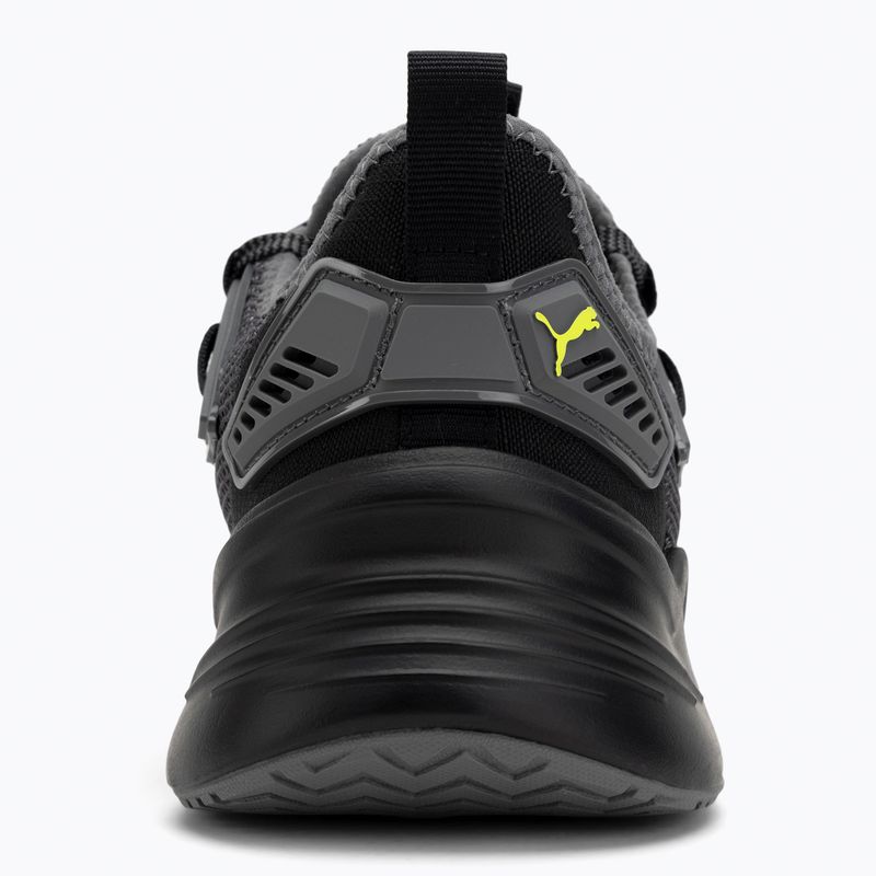 PUMA Retaliate 3 Unwavered scarpe da corsa puma nero / cool grigio scuro / giallo allarme 6