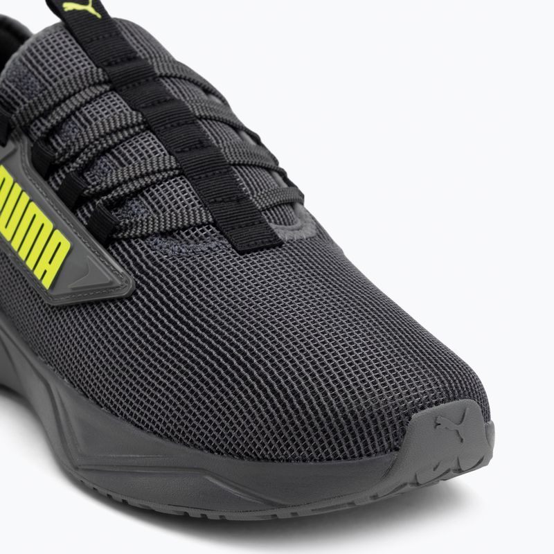 PUMA Retaliate 3 Unwavered scarpe da corsa puma nero / cool grigio scuro / giallo allarme 7