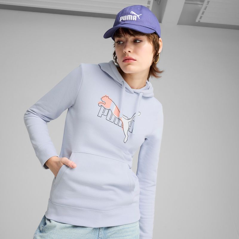 Cappello da baseball PUMA Ess No.1 Logo BB in cristallo blu 3