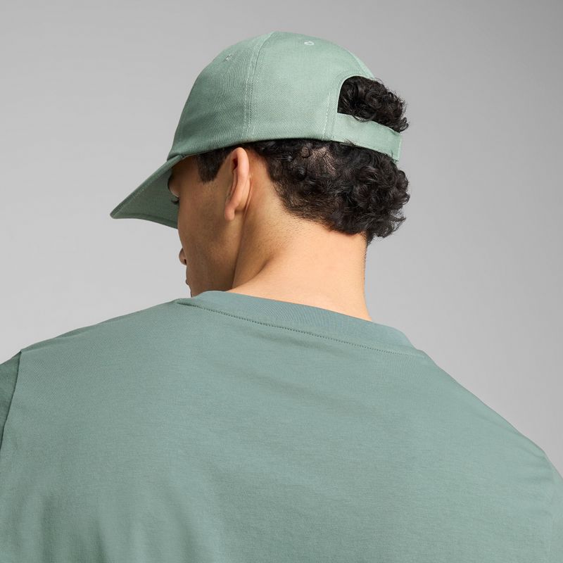 Cappello da baseball PUMA Ess Puma Cat BB verde luna 4