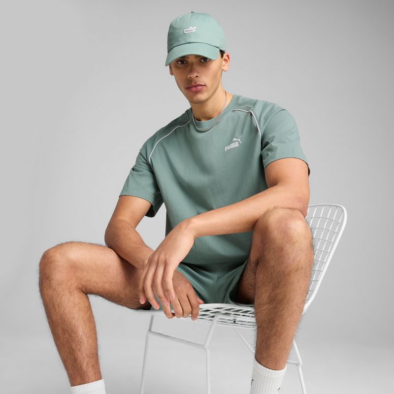 Cappello da baseball PUMA Ess No. 1 Logo Patch BB verde luna 3