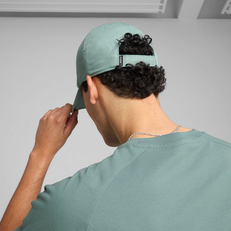 Cappello da baseball PUMA Ess No. 1 Logo Patch BB verde luna 4