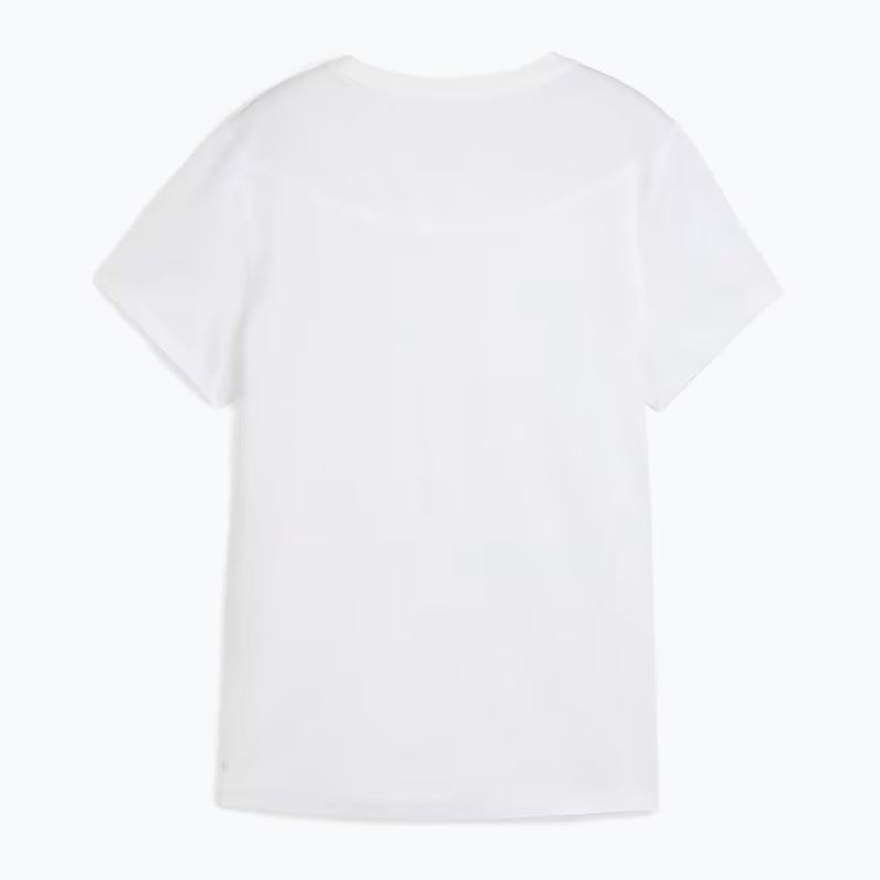 Maglietta da corsa da donna PUMA Run Graphic Mesh Tee puma bianco 2