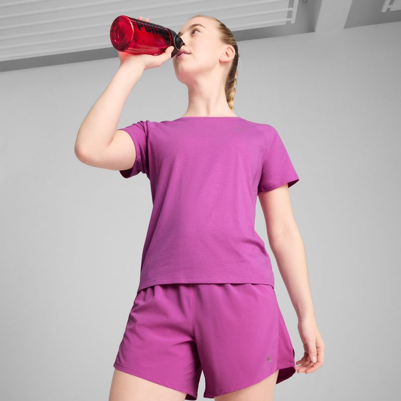 Maglietta da corsa da donna PUMA Run Velocity Tee Tri-Blend wild berry 3