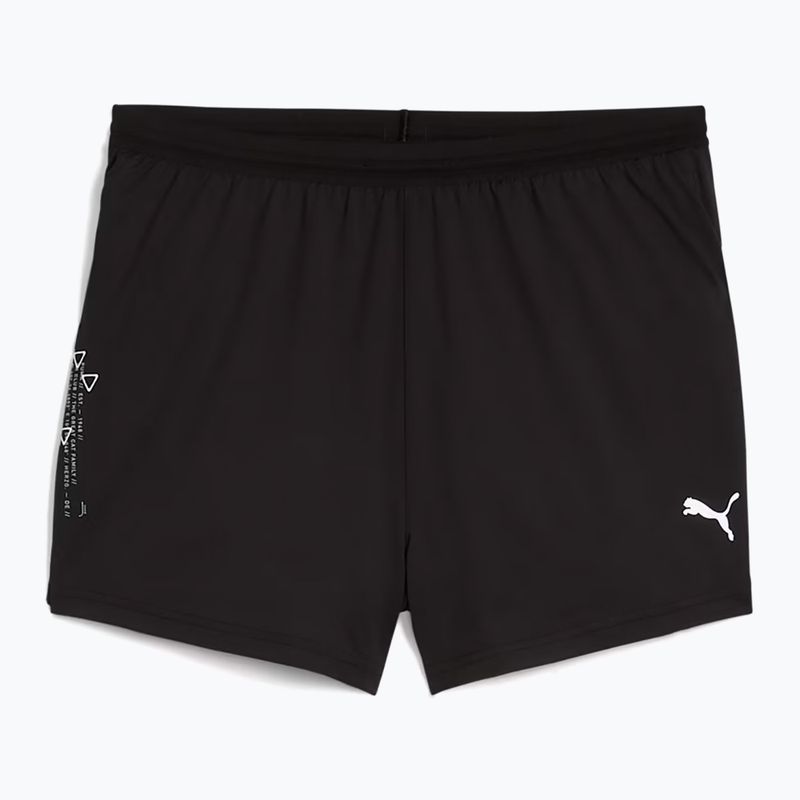 Pantaloncini da corsa da uomo Puma Run Knit 3" Split puma nero