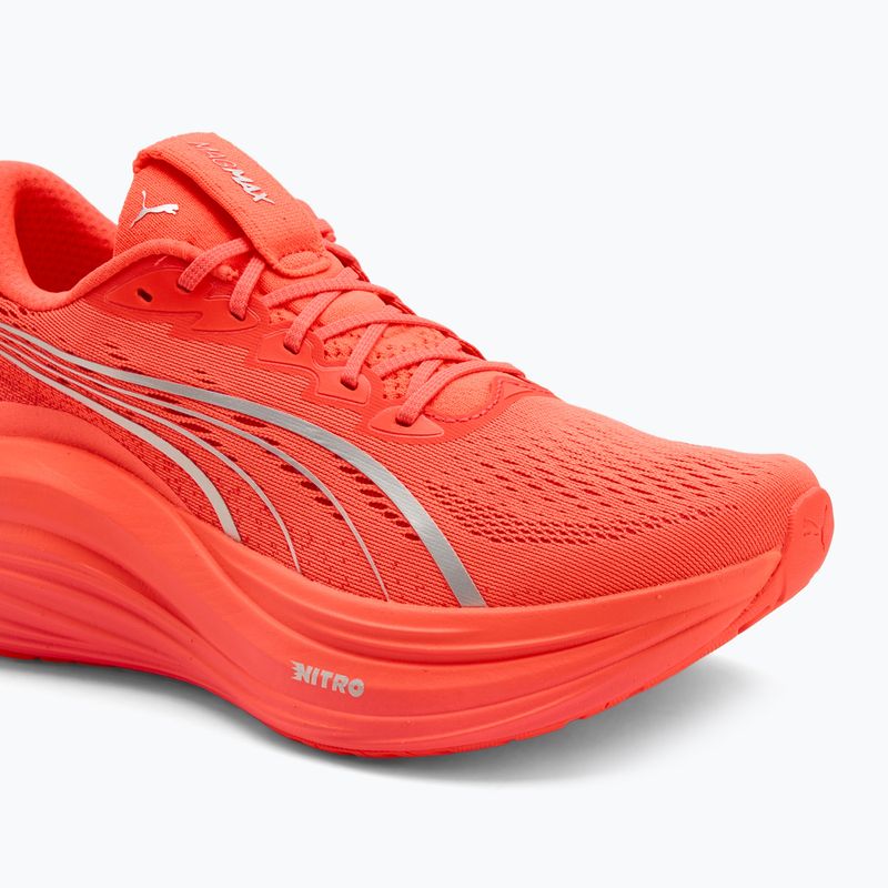 Scarpe da corsa da donna PUMA MagMax Nitro rosso incandescente/puma argento 7