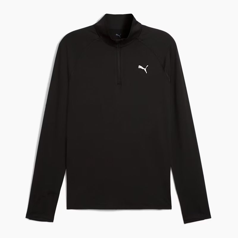 Felpa da corsa PUMA Run Velocity Cloudspun 1/4 Zip Uomo puma nero