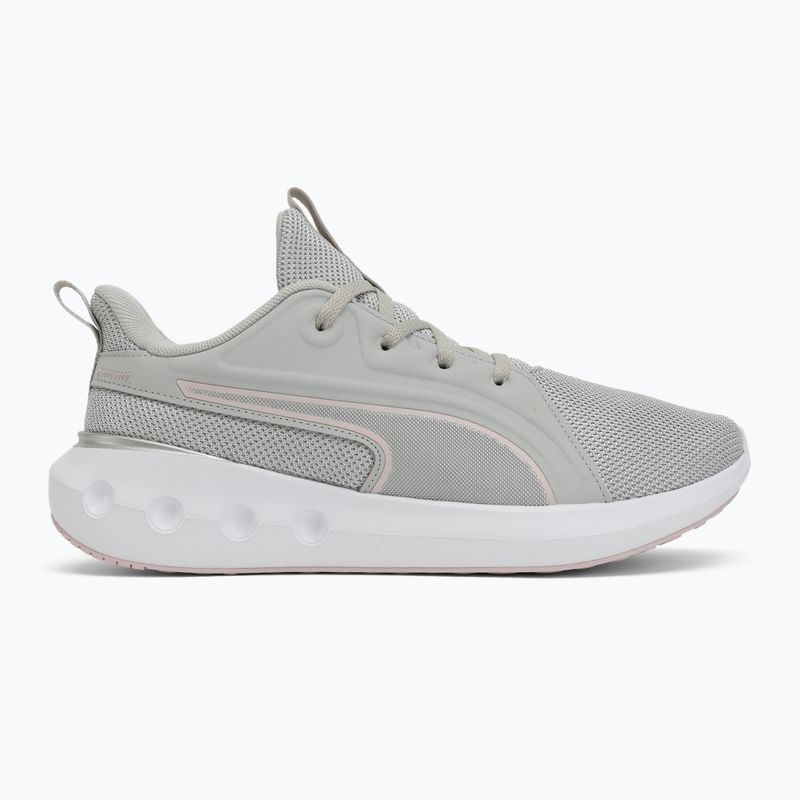 PUMA Softride Carson scarpe da corsa grigio chiaro/rosa malva/puma argento 2
