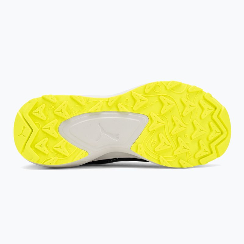PUMA Skyrocket Lite Trail scarpe da corsa puma nero / grigio piuma / giallo allarme 4