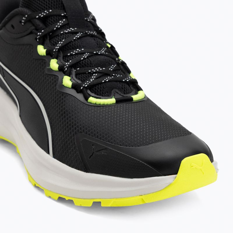 PUMA Skyrocket Lite Trail scarpe da corsa puma nero / grigio piuma / giallo allarme 7
