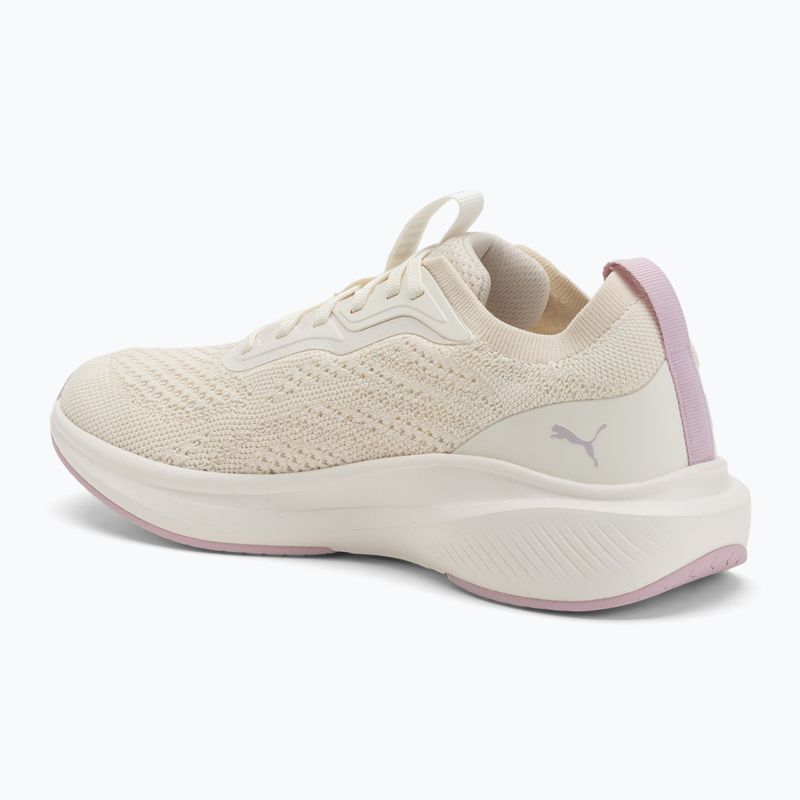 Scarpe da corsa PUMA Skyrocket Lite Engineered bianco caldo/malva rosa 3
