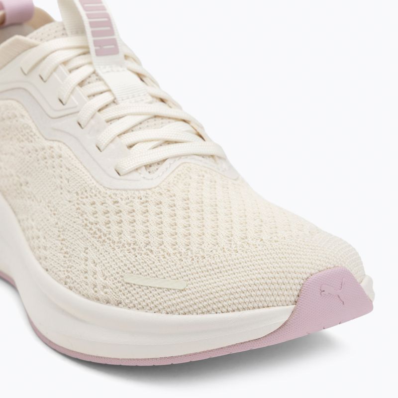 Scarpe da corsa PUMA Skyrocket Lite Engineered bianco caldo/malva rosa 7