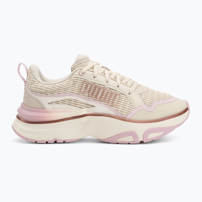 Scarpe da corsa da donna PUMA Softride Divine Metal neve alpina/bianco caldo/rosa malva 2