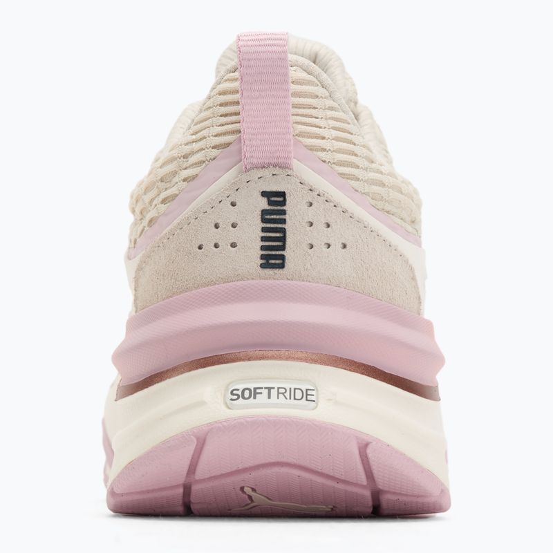 Scarpe da corsa da donna PUMA Softride Divine Metal neve alpina/bianco caldo/rosa malva 6