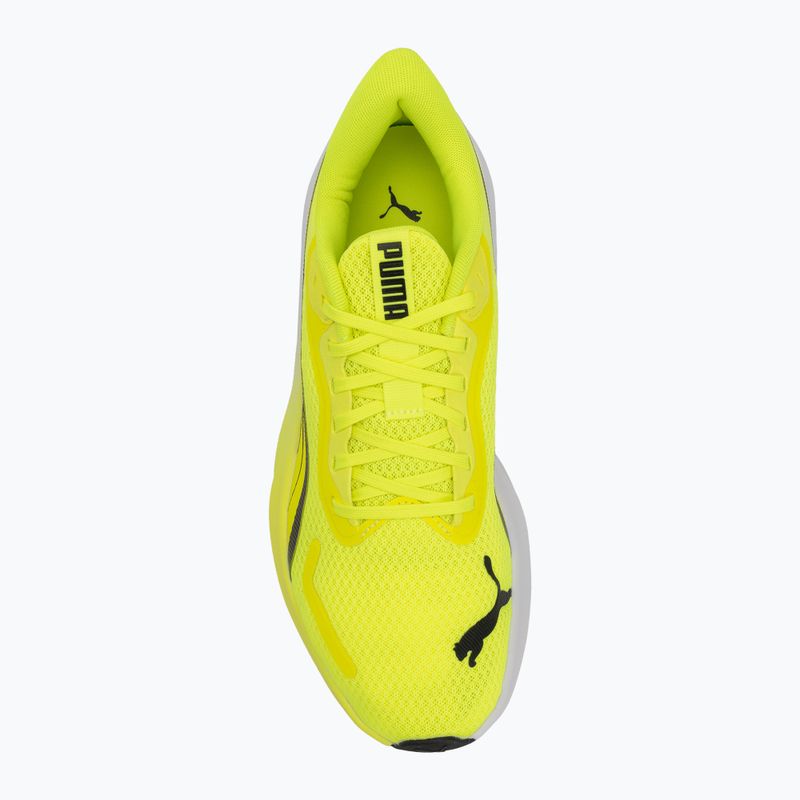 PUMA Pounce Lite, scarpa da corsa di colore giallo e nero 5