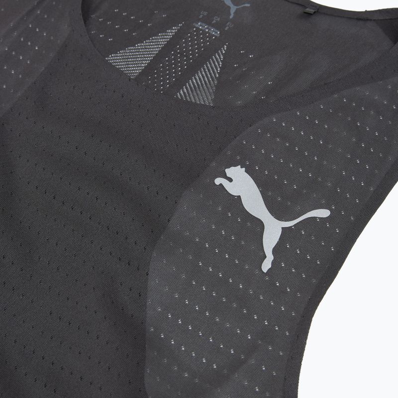 Maglietta da corsa da uomo PUMA Raceday Ultraspun Singlet puma nero 3