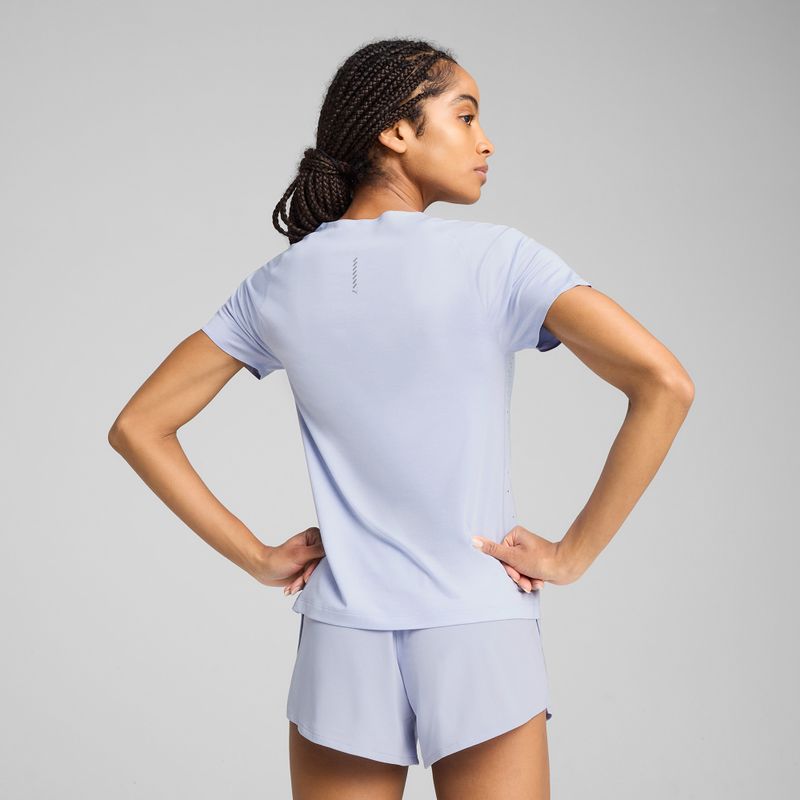 Maglietta da corsa da donna PUMA Run Cloudspun Tee cool neather/heather 4