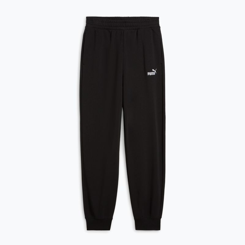 Pantaloni da donna PUMA ESS Small No. 1 Logo Comfort a vita alta puma nero