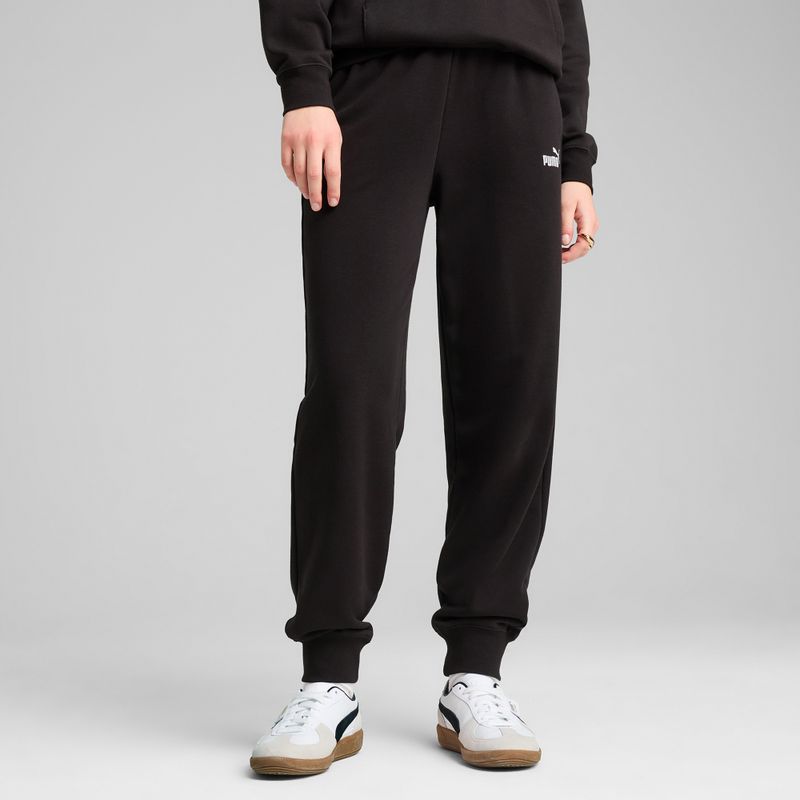 Pantaloni da donna PUMA ESS Small No. 1 Logo Comfort a vita alta puma nero 3