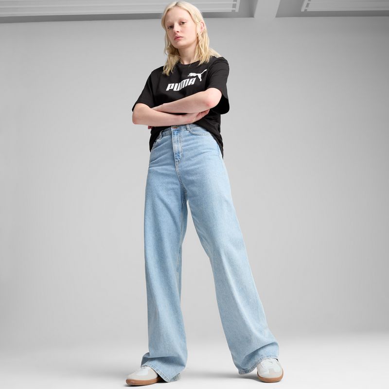 Donna PUMA ESS No. 1 Logo Relaxed Tee puma nero 5