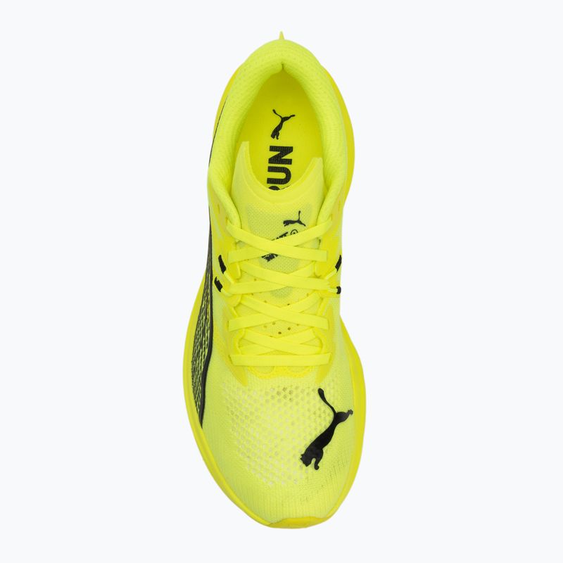 Scarpe da corsa da uomo PUMA Deviate Nitro 3 allerta giallo/puma nero 5