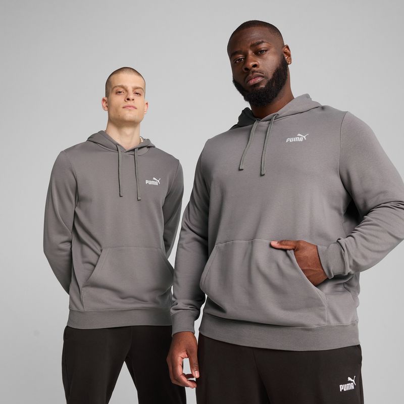 Felpa da uomo PUMA ESS Small No. 1 Logo Hoodie TR ghisa 3