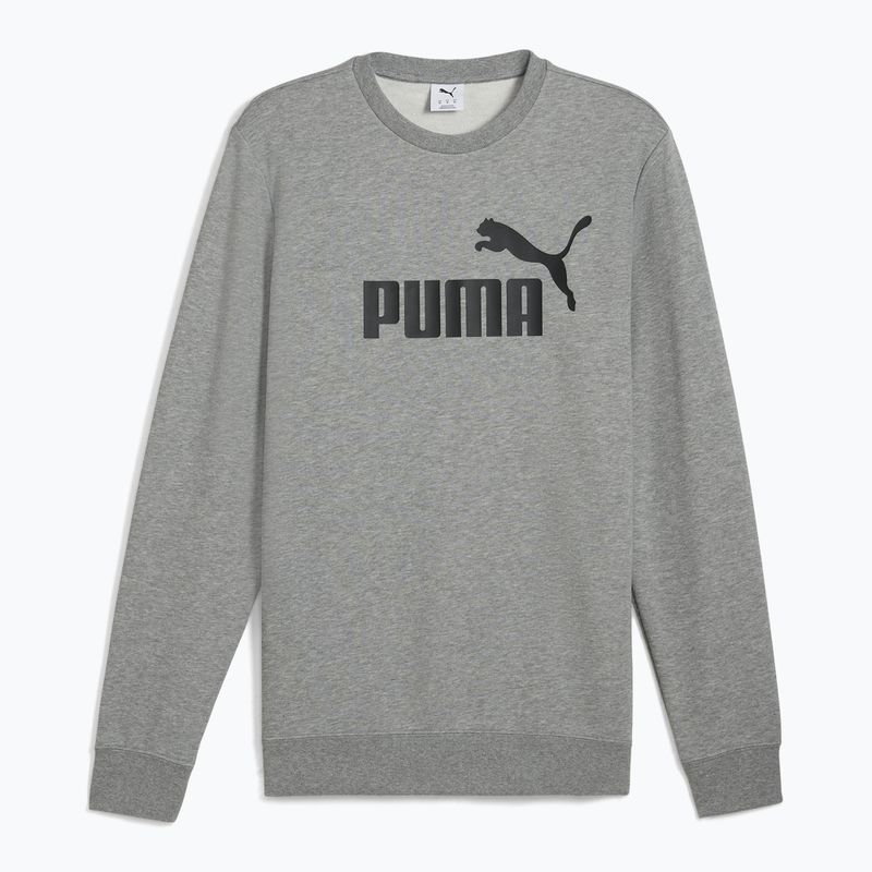 Felpa da uomo PUMA ESS No. 1 Logo Crew TR grigio erica medio