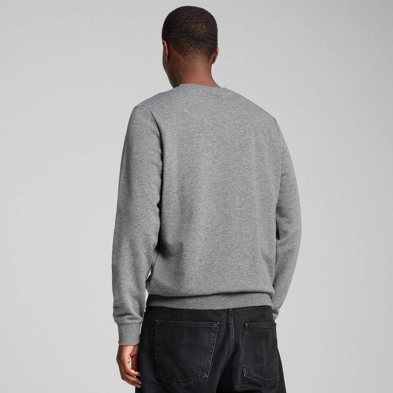 Felpa da uomo PUMA ESS No. 1 Logo Crew TR grigio erica medio 4
