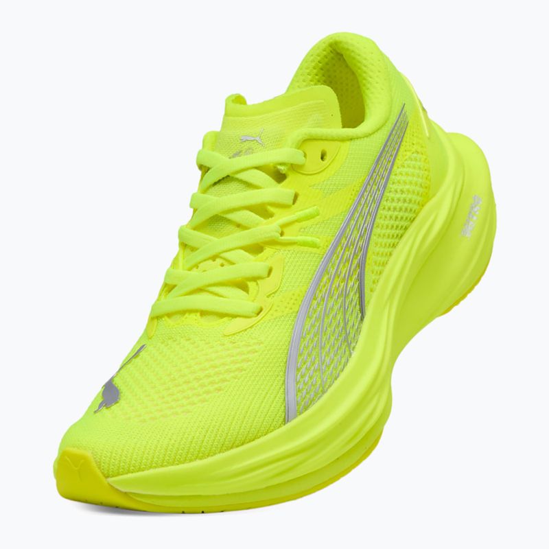 Scarpe da corsa da donna PUMA Deviate Nitro 3 allerta giallo/puma argento 3