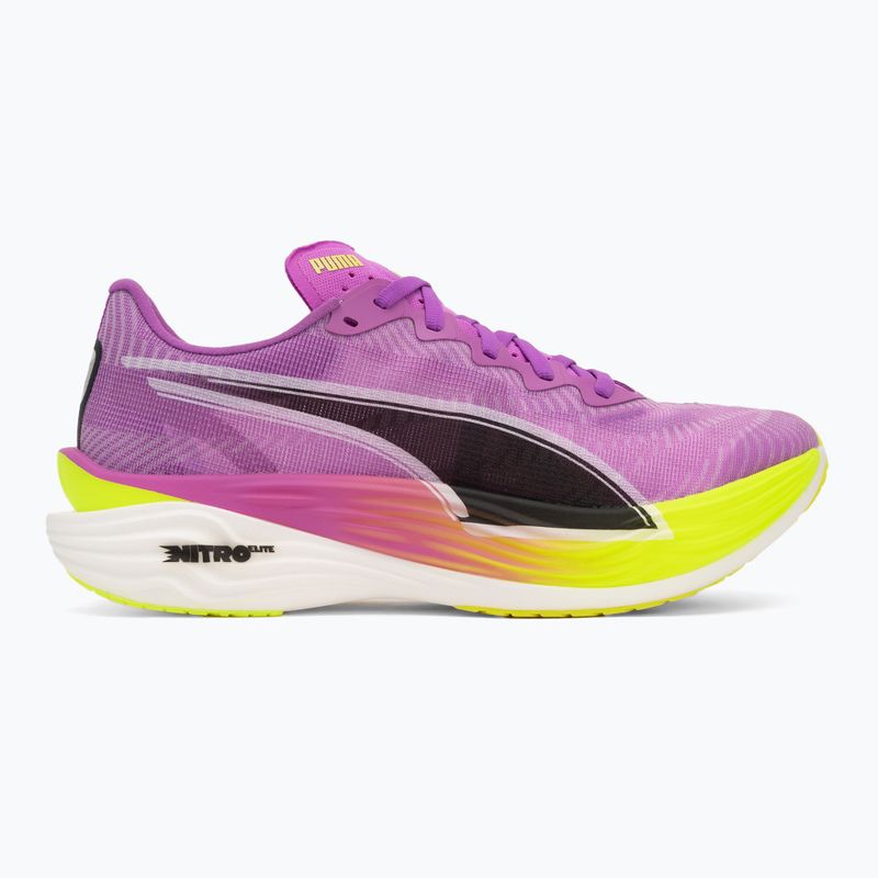 Scarpe da corsa da donna PUMA Deviate Nitro Elite 3 allerta magenta/giallo puro 2