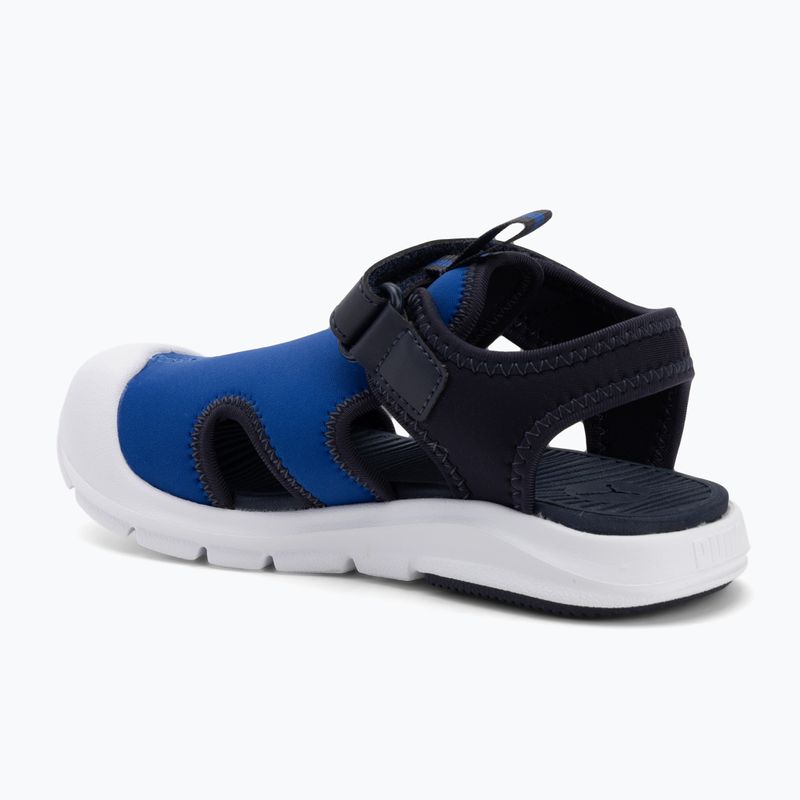 PUMA Fun Racer Sandal V PS sandali per bambini blu vivido/puma bianco/nuova marina 3