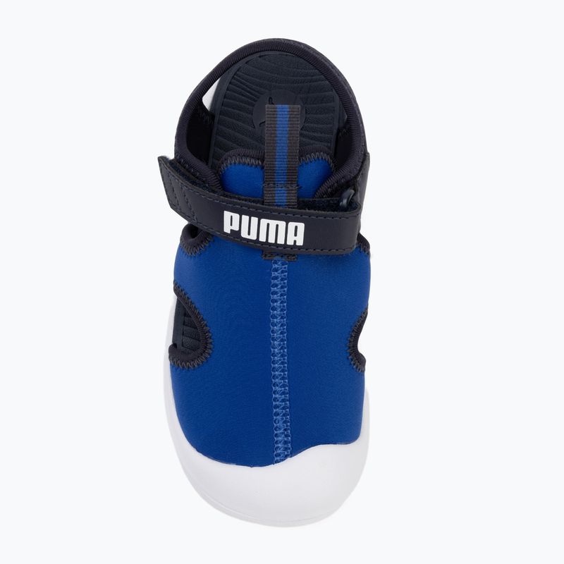 PUMA Fun Racer Sandal V PS sandali per bambini blu vivido/puma bianco/nuova marina 5