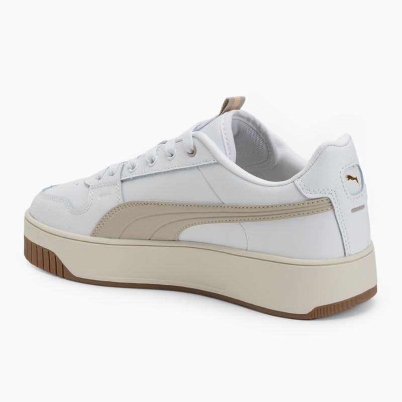 PUMA Carina Street Lux scarpe da donna puma bianco/deserto polvere/puma oro 3