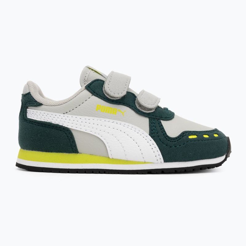 PUMA Cabana Racer SL 20 V Inf scarpe da bambino coollightgray/pumawhite/darkmyrtle/limesmash 2