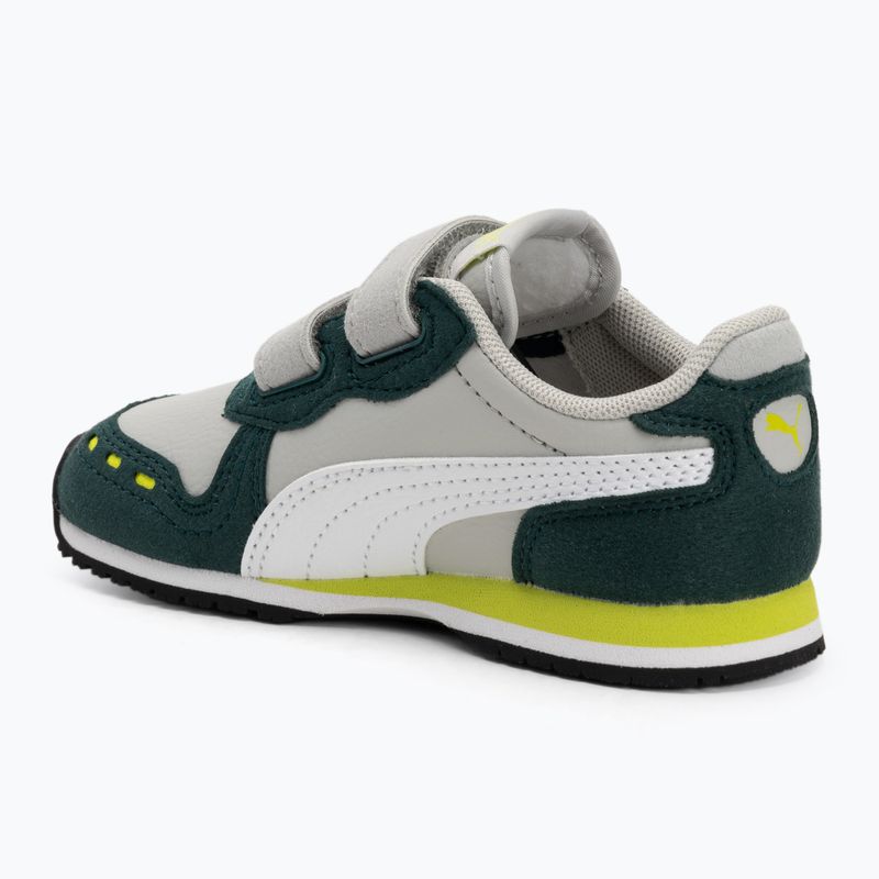 PUMA Cabana Racer SL 20 V Inf scarpe da bambino coollightgray/pumawhite/darkmyrtle/limesmash 3