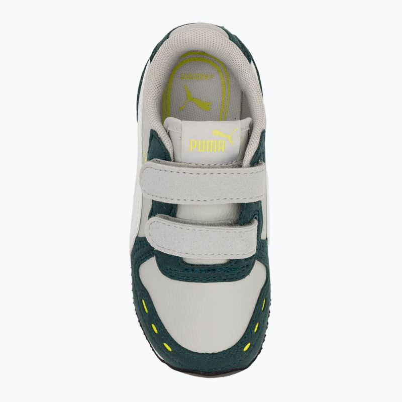 PUMA Cabana Racer SL 20 V Inf scarpe da bambino coollightgray/pumawhite/darkmyrtle/limesmash 5