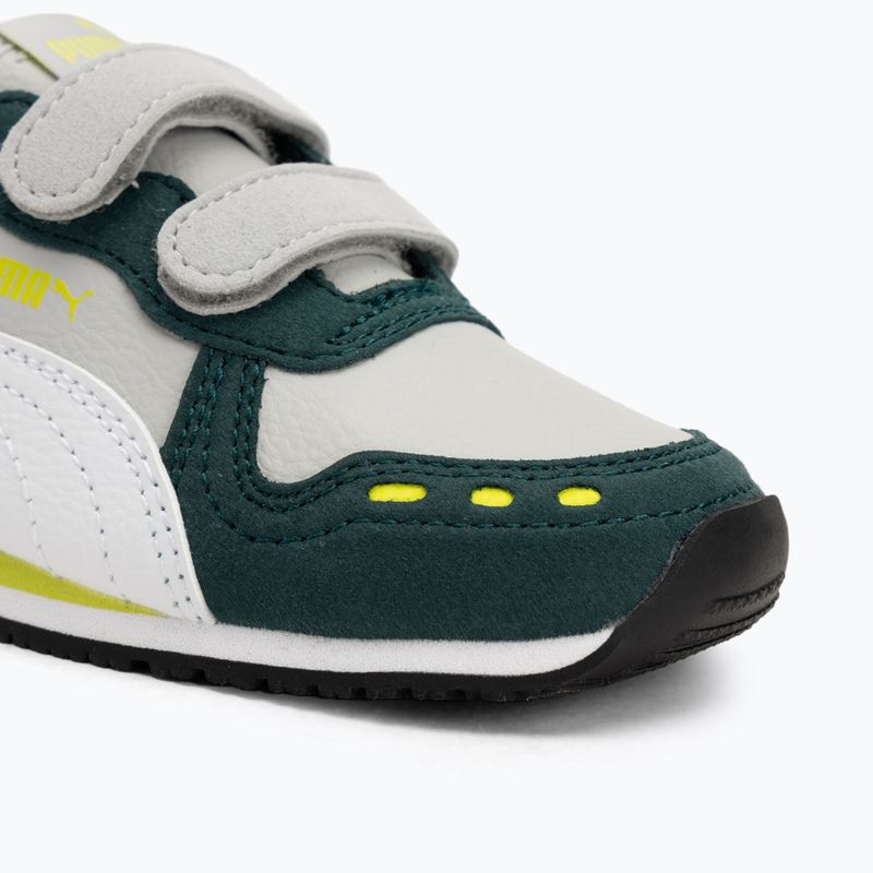 PUMA Cabana Racer SL 20 V Inf scarpe da bambino coollightgray/pumawhite/darkmyrtle/limesmash 7