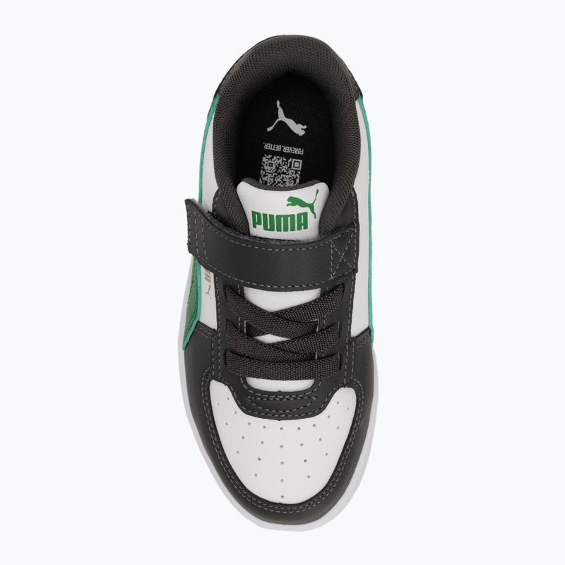 PUMA Caven 2.0 scarpe da bambino grigio ombra/verde archivio/puma bianco 5