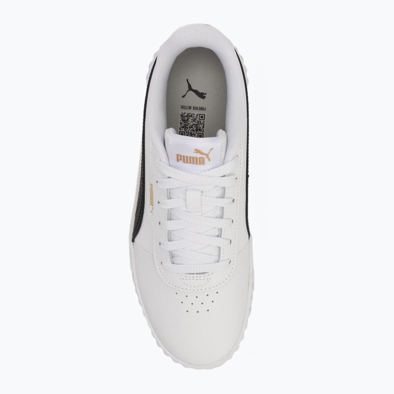Scarpe da donna PUMA Carina 3.0 puma bianco/puma nero/puma oro 5