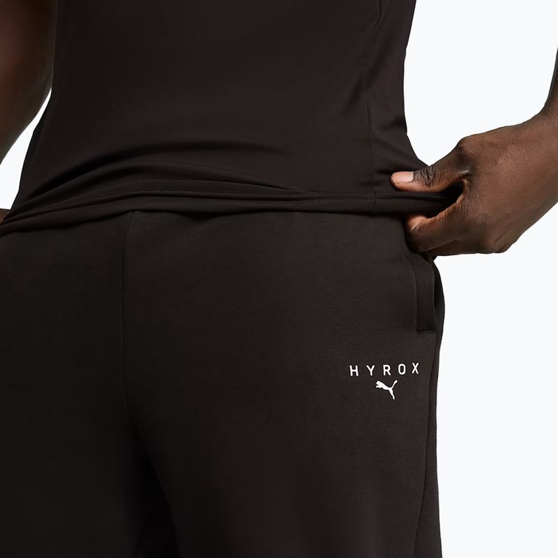 Pantaloni da uomo PUMA Hyrox Fleece neri 3