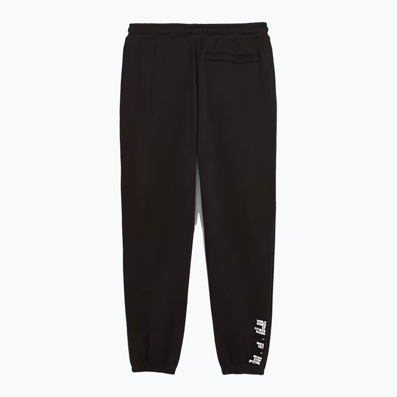 Pantaloni da uomo PUMA Hyrox Fleece neri 5