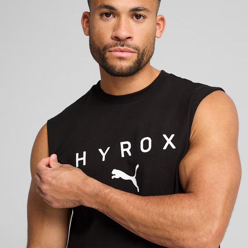 Canotta da allenamento uomo PUMA Hyrox Cutoff Tank nera 5
