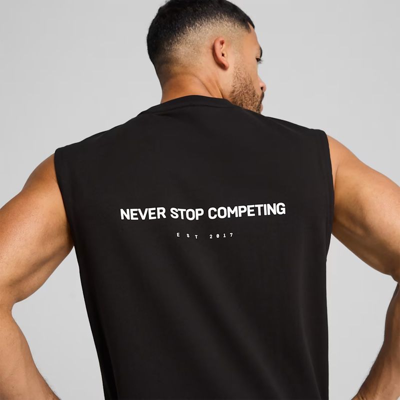 Maglietta da allenamento uomo PUMA x HYROX Cutoff Tank nera 6